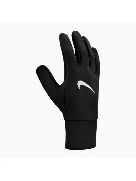 Rękawiczki do biegania Nike Therma-Fit Fleece TG black/white białe
