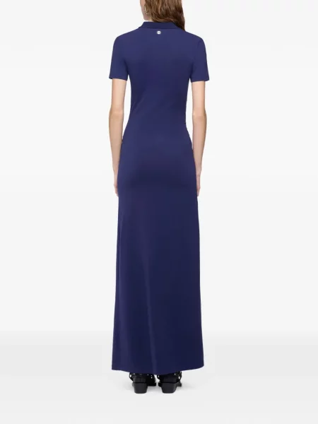 Gulerat rochie maxi Rabanne albastru