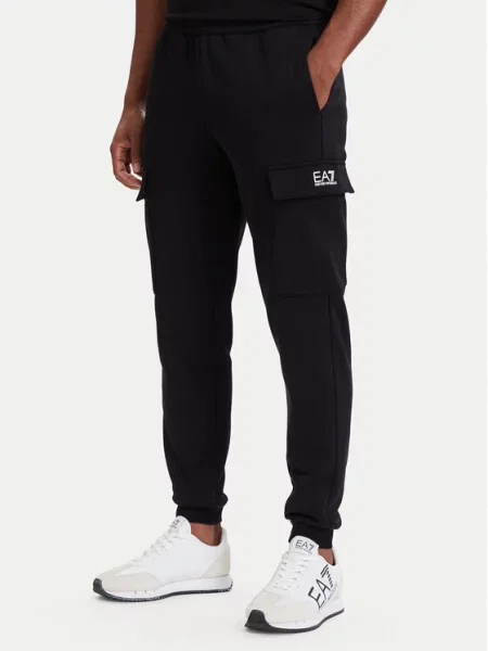 Emporio Armani Pantaloni trening PJVTZ negru