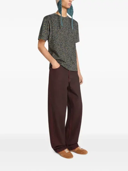 Tricou Dries Van Noten maro