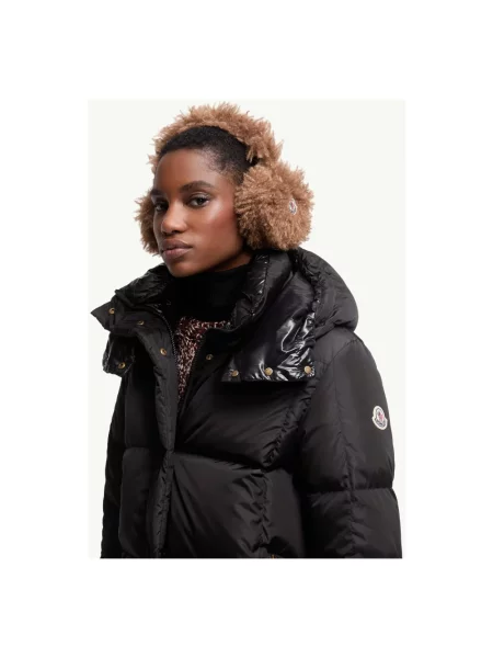 Czapka Moncler brązowa