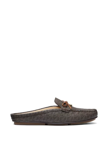 Papuci tip mules Michael Kors maro