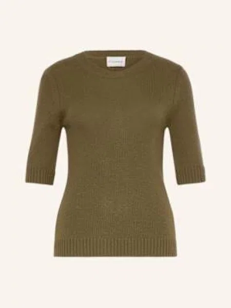 Closed Dzianinowa Koszula Z Kaszmiru gruen