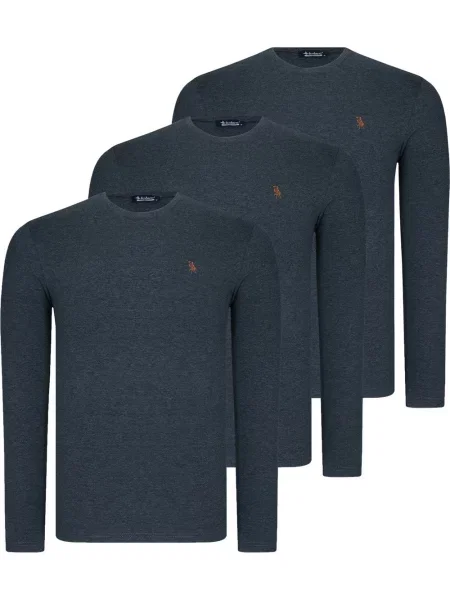 Majica z dolgimi rokavi Dewberry z dolgimi rokavi modra