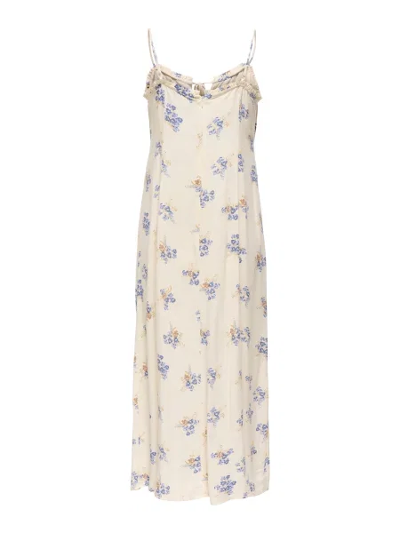 ONLY Rochie de vară ONLNELLY bleumarin / albastru deschis / maro / murdar alb