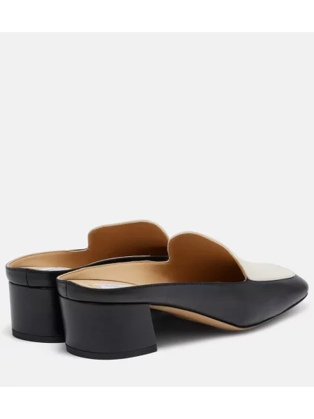 Papuci tip mules Gabriela Hearst din piele negru