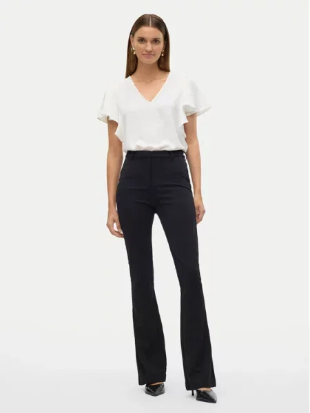 Vero Moda Hlače iz tkanine Vmamira črna