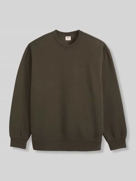 Bluza o kroju relaxed fit z czystej bawełny Levi's brązowa