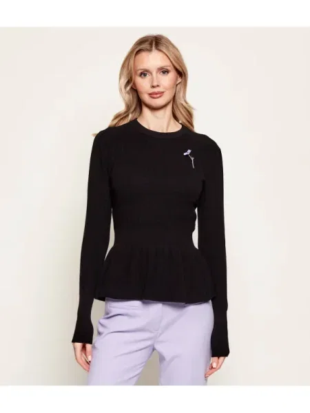 HUGO pulover de Sabanna negru