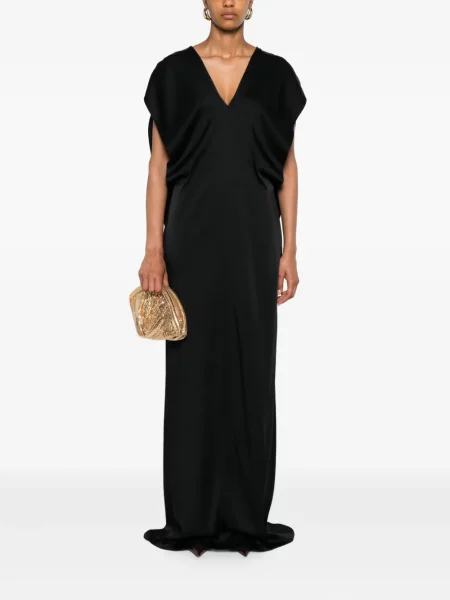 Rochie Stella Mccartney cu decolteu în V de costum negru