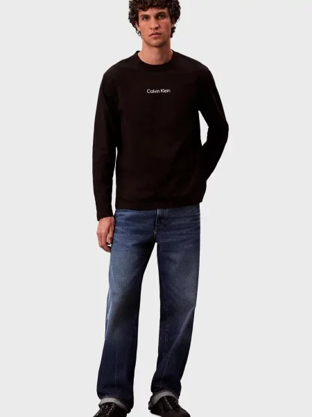 Лонгслив Calvin Klein черный
