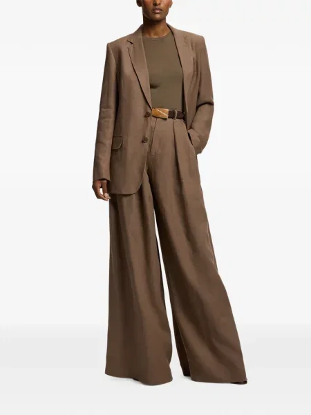 Pantaloni palazzo Ralph Lauren Collection maro