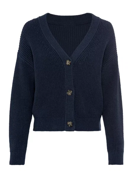 LASCANA Geacă tricotată bleumarin