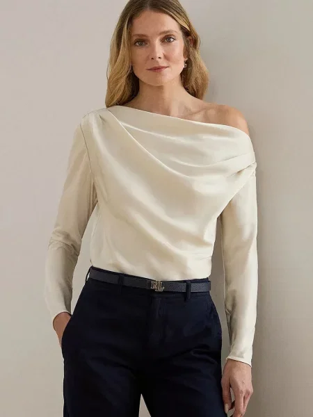 Majica Lauren Ralph Lauren bež