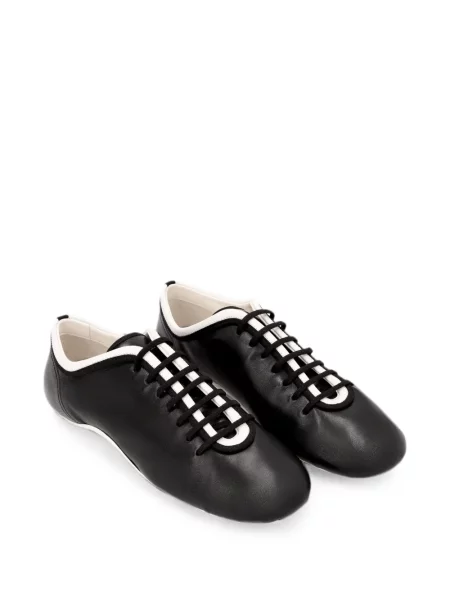 Sneakerși Dries Van Noten din piele negru
