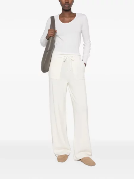 Pantaloni Max Mara cu cordon alb