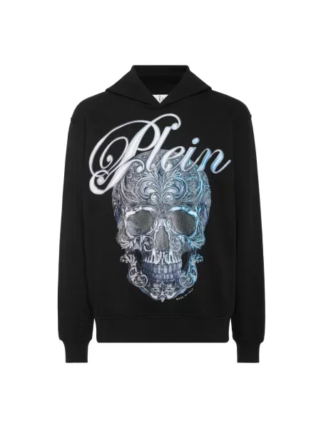 Bluza z kapturem Philipp Plein gradientowa czarna