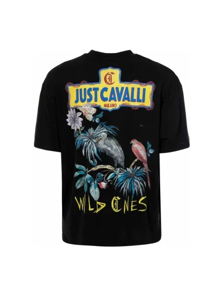 Koszulka Just Cavalli czarna