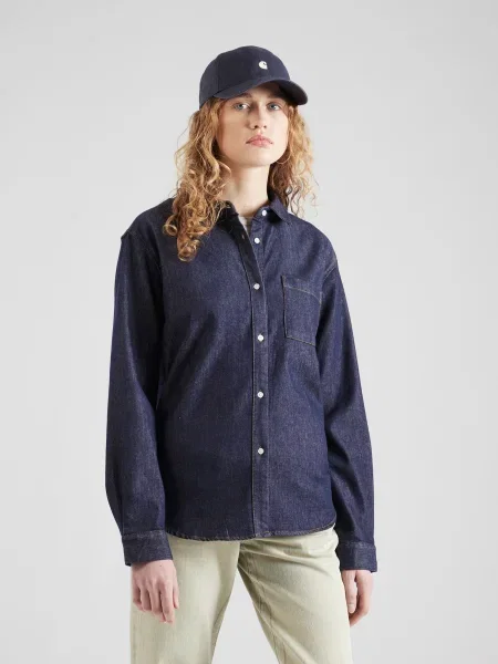 AÉROPOSTALE Bluză denim albastru