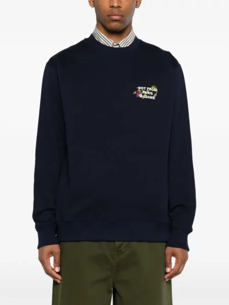 Pulover Drole De Monsieur albastru