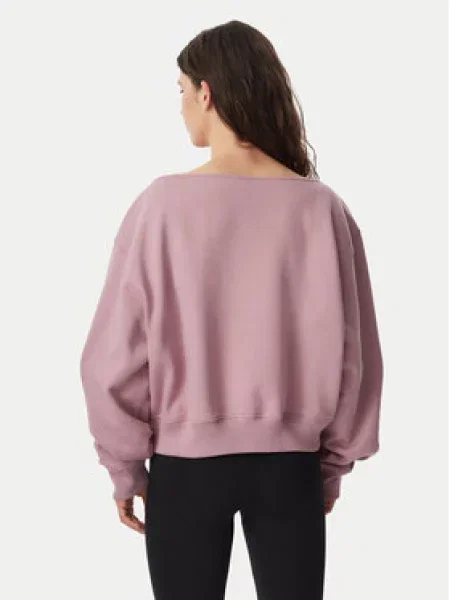 ADIDAS ORIGINALS Sweater majica ESS sivkasto ljubičasta mauve ružičasta