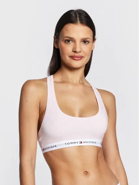Tommy Hilfiger Sportinė liemenėlė rožinė