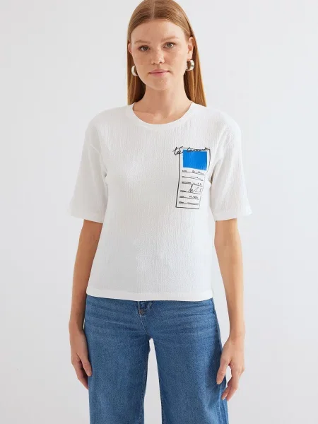 Tricou Bigdart alb