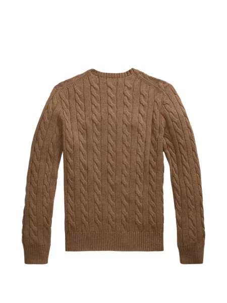 Tricou polo Polo Ralph Lauren cu glugă cu blană cu broderie roșu