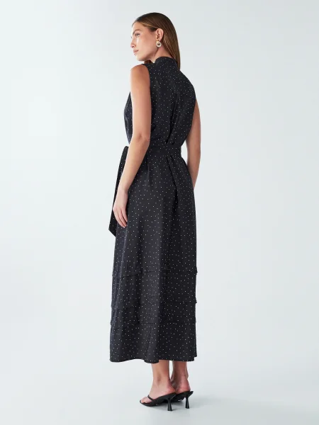 Willa Rochie tip bluză Justice negru alb