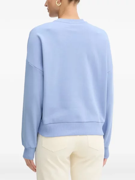 Pulover Iceberg cu broderie albastru