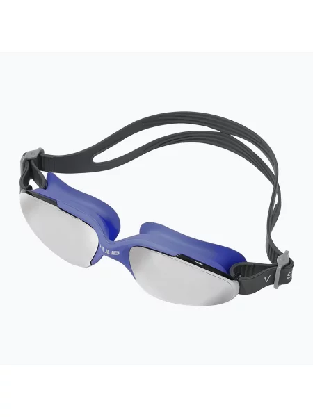 Okulary do pływania HUUB Vision navy blue / light smoke silver mirror niebieskie