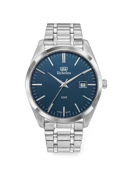 Ceas Richelieu Swiss clasic albastru
