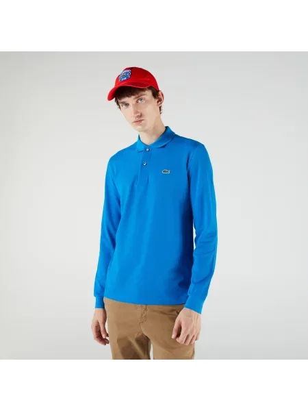 Lacoste поло синє