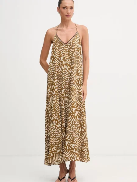 Lola Casademunt sukienka z zielona