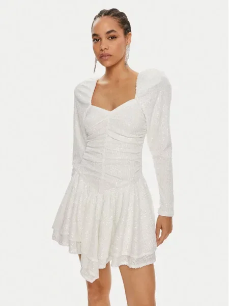 ROTATE Rochie cocktail Crem