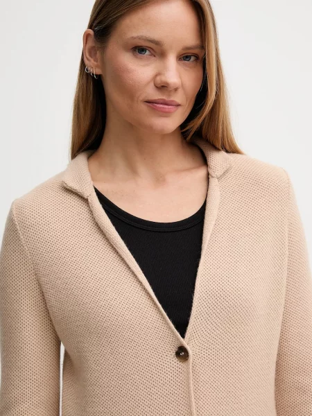 Шерстяной кардиган United Colors Of Benetton серый