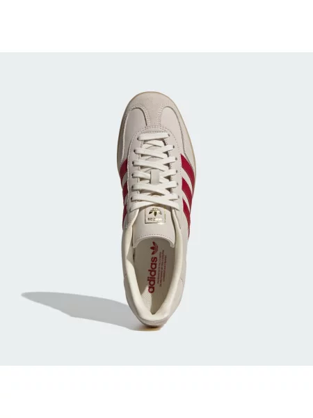 Tenisky adidas Gazelle Indoor Crew White/ Tmvire/ Gum EUR 43 bílé