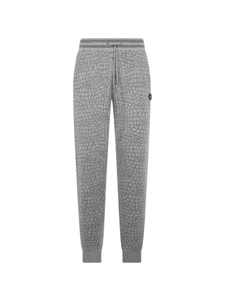 Pantaloni de jogging Philipp Plein de lână gri
