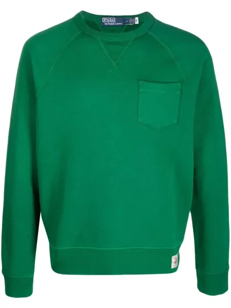 Majica Polo Ralph Lauren s vezom karirana zelena