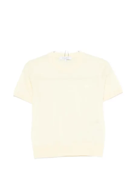 Tricou Maison Kitsune cu autograf
