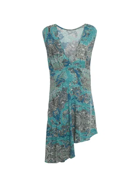 Rochie mini Zadig&voltaire cu imprimeu abstract de costum albastru