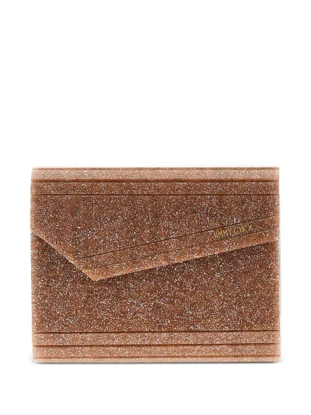 Geantă plic Jimmy Choo roz