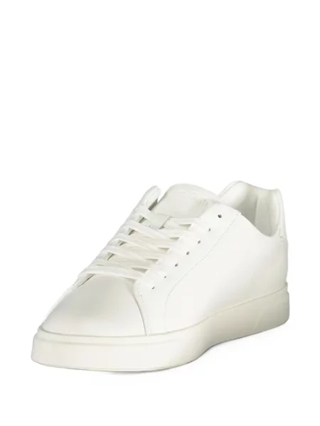 Sneakerși Calvin Klein cu autograf alb