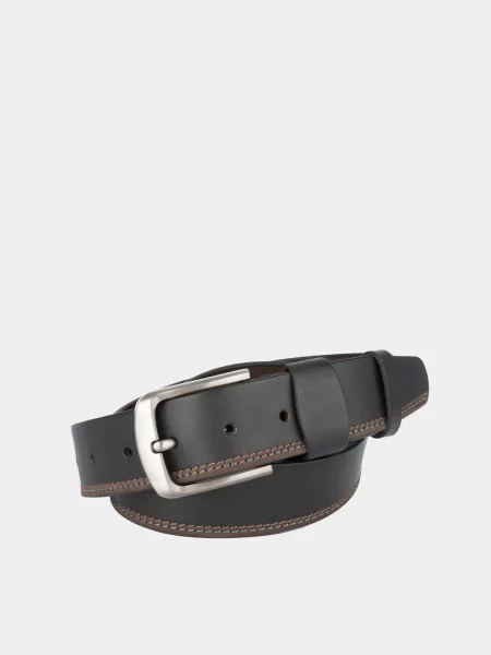 Кожаный ремень Tokatta с ремешками коричневый
