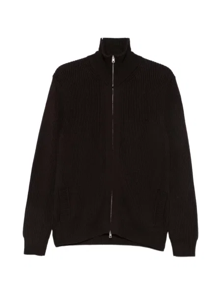 Cardigan Luigi Gentile tricotate maro