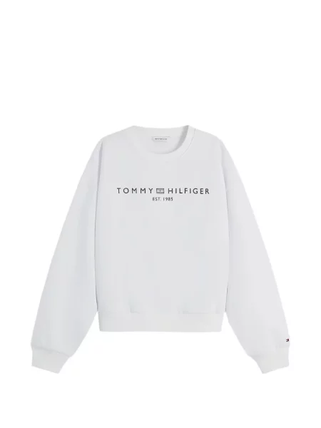 Džemper Tommy Hilfiger s printom bijela