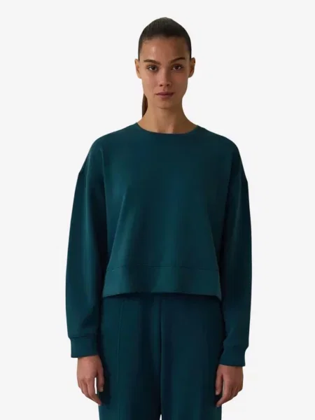 Penti Mikina Sweatshirts tmavě zelená
