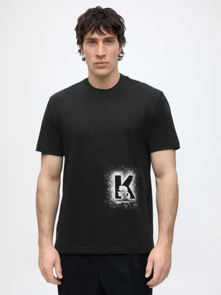KARL LAGERFELD JEANS Tričko / biela čierna