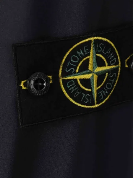 Majica s kapuljačom Stone Island kamenje plava