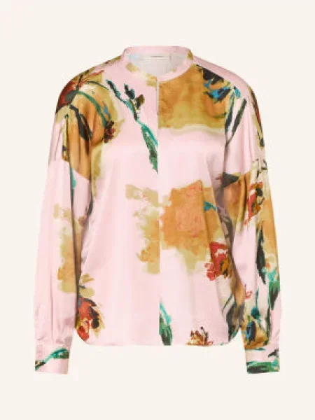 Inwear Košilová Halenka Meadowiw růžová / světle zelená černá